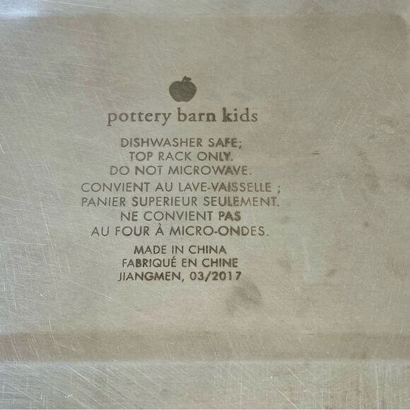 Pottery Barn Kids Metal Kitty Tin Compartment Organization Jewelry Makeup - Picture 6 of 6